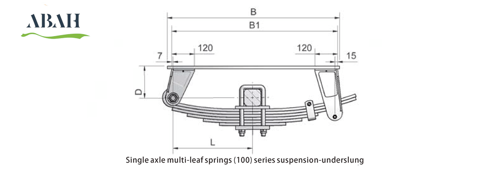 Agricultural-suspension 100 underslung