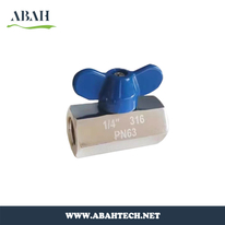 Stainless Steel Miniature Ball Valve With Butterfly Handle