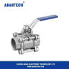 3PC DIN3202-M3 LENGTH BALL VALVE