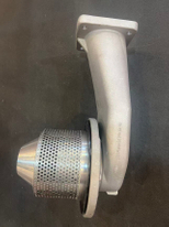 Heavy Duty Tanker Truck Bottom Loading Valve / Emergency Shut-off Valve with Strainer (French Type Long Tail)